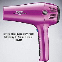 Conair 1875 Watt Cord-Keeper Hair Dryer; Pink