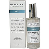 Demeter Snow Cologne Spray for Unisex, 4 Fl Oz