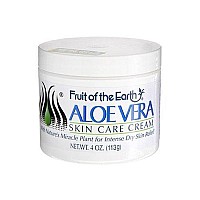 Fruit of the Earth Aloe Vera Cream - 4Oz Each X 2 Pieces