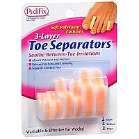 PediFix 3 Layer Toe Separators 6/box