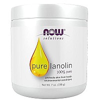 NOW Solutions, Pure Lanolin, Wind and Harsh Environment Skin Protectant, Thick Jelly, For Rough Dry Skin, 7-Ounce