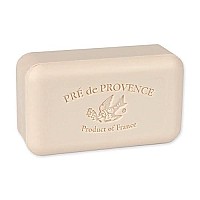 Pre de Provence Artisanal Soap Bar, Natural French Skincare, Enriched with Organic Shea Butter, Quad Milled for Rich, Smooth & Moisturizing Lather, Coconut, 5.3 Ounce