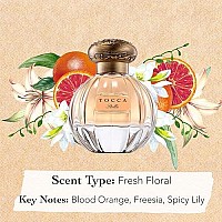 Tocca Eau De Parfum, Stella: Fresh Floral, Blood Orange, Freesia, Spicy Lily, Hand-Finished Bottle, 1.7 Oz. | 50 Ml