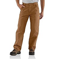 Carhartt Mens Washed Duck Work Dungaree Pant,Carhartt Brown,32W X 30L