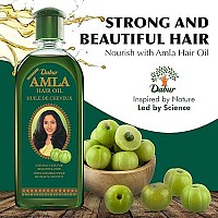 Dabur Amla Hair Oil - Amla Oil, Amla Hair Oil, Amla Oil for Healthy Hair and Moisturized Scalp, Indian Hair Oil for Men and Women, Bio Oil for Hair, Natural Care for Beautiful Hair (500ml)