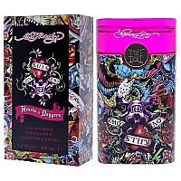 Christian Audigier Hardy Hearts & Daggers Eau De Parfum Spray For Women 3.4 Ounce