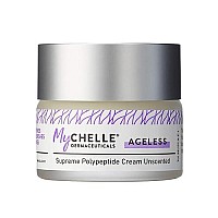 MyChelle Dermaceuticals Supreme Polypeptide Cream Unscented (1.2 Fl Oz) - Anti-Aging Cream with Powerful Peptides, Help Lift & Revive Skin, Help to Reduce the Appearance of Fine Lines and Wrinkles