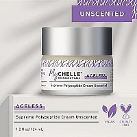 MyChelle Dermaceuticals Supreme Polypeptide Cream Unscented (1.2 Fl Oz) - Anti-Aging Cream with Powerful Peptides, Help Lift & Revive Skin, Help to Reduce the Appearance of Fine Lines and Wrinkles