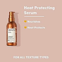 Mizani Thermastrength Heat Protecting Serum | Protects Hair From Heat Damage | with Shea Butter | for Curly Hair | 5 Fl Oz