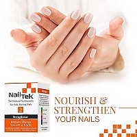 Nail Tek Intensive Therapy 2, Nail Strengthener for Soft and Peeling Nails, 0.5 oz Value 4-Pack