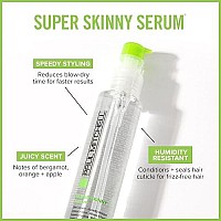 Paul Mitchell Super Skinny Serum, Speeds Up Drying Time, Humidity Resistant, For Frizzy Hair