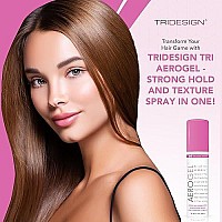 TRI Aerogel Hair Spray - Extra Hold, Free & Clear Hairspray for Women, Travel Hairspray, Volume Fixer & Non-Sticky Hairspray Essentials, Flexible Hold Hairspray Bottle, Scented - (3oz, Pack of 1)