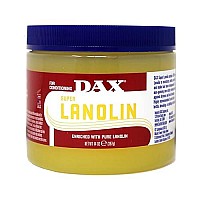 Dax Conditioner 100% Pure Lanolin 14 Ounce Jar (118ml) (2 Pack)