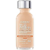 Loreal Paris Makeup True Match Super-Blendable Liquid Foundation, Natural Buff N3, 1 Fl Oz,1 Count