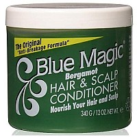 Blue Magic Conditioner, Hair & Scalp, Bergamot, 12 Oz