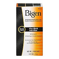 Bigen Hair Color, 88 Blue Black, 1 Count