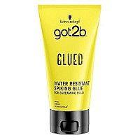 Got2B Schwarzkopf Glued Spiking Glue Hair Gel, Water Resistant, Strong Hold for Up to 72 Hours, 150 ml