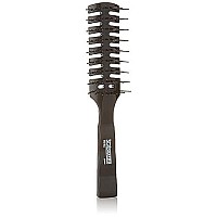 7 Rows Vent Hair Stylist Brush Black by Scalpmaster