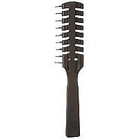 7 Rows Vent Hair Stylist Brush Black by Scalpmaster