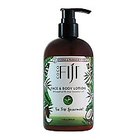 Coco Fiji Face & Body Lotion Infused With Coconut Oil | Lotion for Dry Skin | Moisturizer Face Cream & Massage Lotion for Women & Men | Tea Tree Spearmint 12 oz, Pack of 1