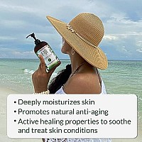 Coco Fiji Face & Body Lotion Infused With Coconut Oil | Lotion for Dry Skin | Moisturizer Face Cream & Massage Lotion for Women & Men | Tea Tree Spearmint 12 oz, Pack of 1