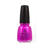 China Glaze Nail Polish, Purple Panic, 0.5 Ounce