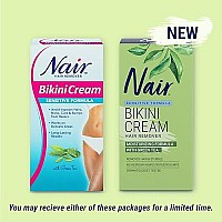 Nair Bikini Cream with Green Tea Sensitive Formula, 1.7 Ounce