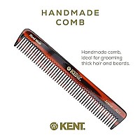 Kent R5T All Coarse Hair Detangling Comb Wide Teeth Dressing Table Comb For Thick Curly Wavy Hair. Hair Detangler Comb For Grooming Styling Hair, Beard And Mustache. Saw-Cut. Handmade In England