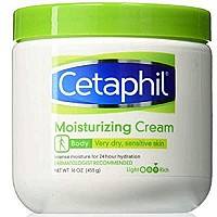 Cetaphil Moisturizing Cream for Dry/Sensitive Skin, Fragrance Free 16 oz