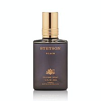 Stetson Black by Scent Beauty - Cologne for Men - Woody, Dark and Spicy Scent with Fragrance Notes of Sandalwood, Spices, and Suede - 1.5 Fl Oz