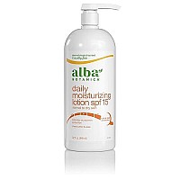 Alba Botanica Very Emollient Body Lotion, Daily Shade SPF 15, 32 Oz (Packaging May Vary)