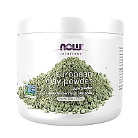 NOW Solutions, European Clay Powder, Pure Powder for a Detox Facial Cleansing Mask, 6-Ounce