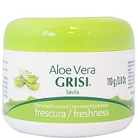 Grisi Aloe Vera Face Cream & Body Lotion Freshness, 3.8 oz (Pack of 6)