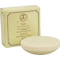 Taylor of Old Bond Street Sandalwood Hard Shaving Soap Refill, 3.5-Ounce, (01051)