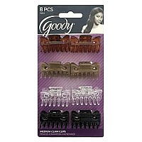 Goody 8 Claw Clips Pinces Hebillas Model 76023