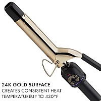 Hot Tools Pro Artist 24K Gold Curling Iron | Long Lasting, Defined Curls (1 in)