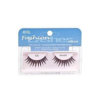 Ardell Fashion Lashes Natural - 106 Black Fake Eyelashes And Adhesives