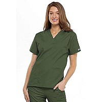 Scrubs For Women Workwear Originals V-Neck Top 4700, Xs, Olive