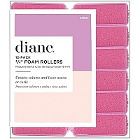 Diane Foam Rollers, Pink, 3/4, 12 Count (Pack of 1)