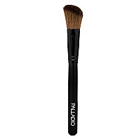 Palladio Blush Brush, Medium SizedMakeupAngled Brush, Soft Natural Bristles, Comfortable Grip,Flawlessly Contours & Defines,For Powder,Blush & Bronzer, Premium Quality &ProfessionalGrade