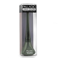 Palladio Liquid Eyeliner, Highly Pigmented and Waterproof Eyeliner, For Intense Eye Definition, Smear-proof Eyeliner Liquid, Includes Easy Grip Wand and Felt Tip Eyeliner Applicator, Emerald Isle