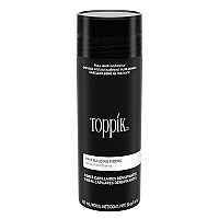 Toppik Hair Building Fibers, White, 55G Fill In Fine Or Thinning Hair Instantly Thicker, Fuller Looking Hair 9 Shades For Men Women