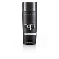 Toppik Hair Building Fibers, White, 55G Fill In Fine Or Thinning Hair Instantly Thicker, Fuller Looking Hair 9 Shades For Men Women