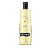 Neutrogena Fragrance-Free Body Oil Light Sesame Formula, Dry Skin Moisturizer & Hydrating Body Massage Oil, for Radiant & Healthy Glow, Nourishing After Shower & Bath Oil, 8.5 fl. oz