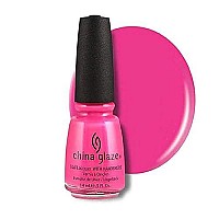 China Glaze Nail Polish, Pink Voltage, 0.5 Ounce