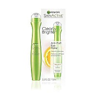 Garnier SkinActive Clearly Brighter Anti-Puff Eye Roller, 0.5 Fl Oz (15mL), 1 Count (Packaging May Vary)