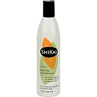 ShiKai - Everyday Conditioner, Plant-Based, Non-Soap, Non-Detergent, Contains Amla for Healthy, Shiny and Manageable Hair (Unscented, 12 Ounces, Pack of 3)