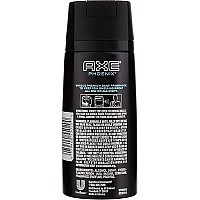 Axe Body Spray For Men, Phoenix 4 Oz (Pack Of 6)