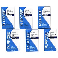 Purpose Gentle Cleansing Bar, 6-Ounce Bars (Pack of 6)