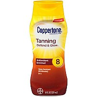 Coppertone Sunscreen Lotion, SPF 8 (8 fl oz) (Pack of 2)